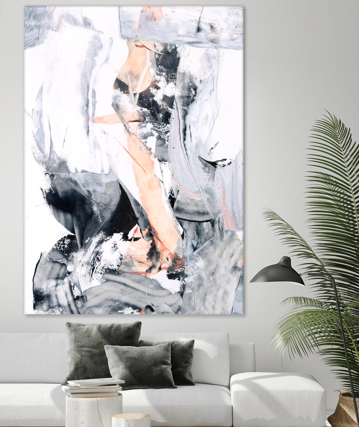 Blush Flame II by Ethan Harper on GIANT ART - white abstract abstract