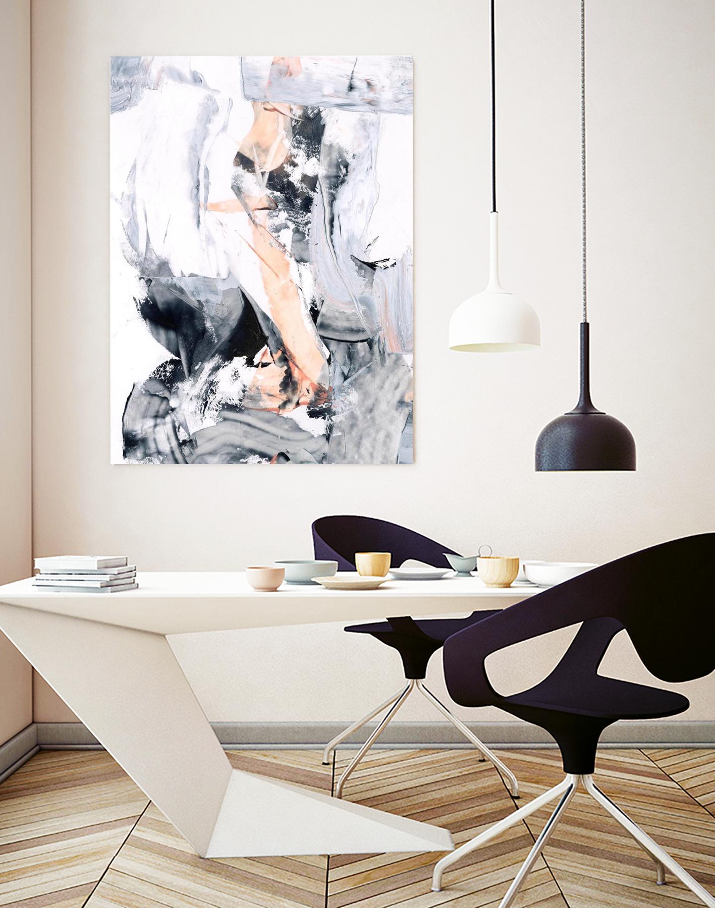 Blush Flame II by Ethan Harper on GIANT ART - white abstract abstract