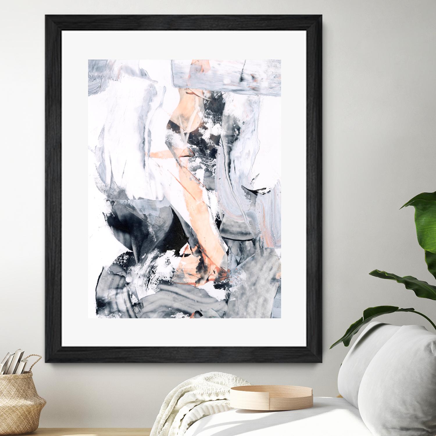 Blush Flame II by Ethan Harper on GIANT ART - white abstract abstract