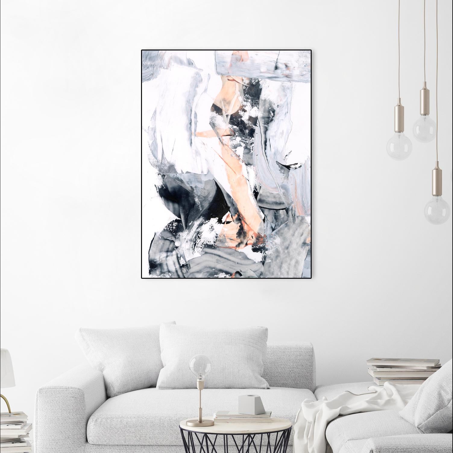 Blush Flame II by Ethan Harper on GIANT ART - white abstract abstract