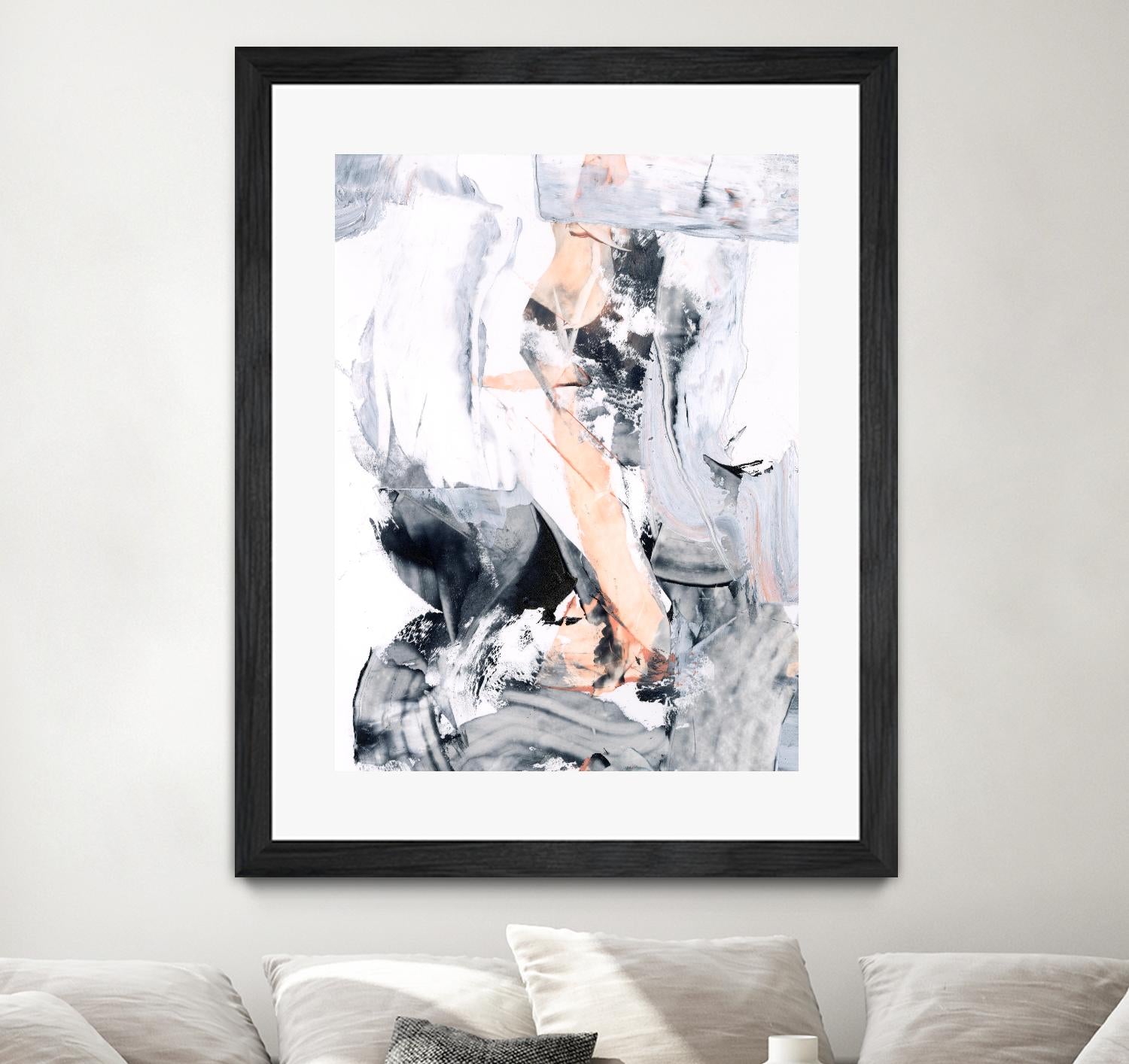 Blush Flame II by Ethan Harper on GIANT ART - white abstract abstract