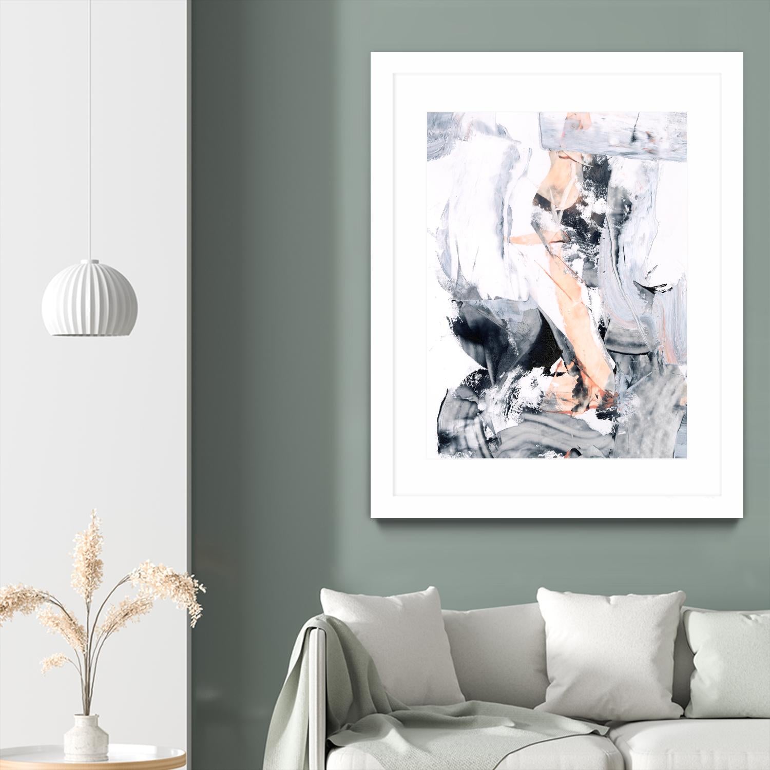 Blush Flame II by Ethan Harper on GIANT ART - white abstract abstract