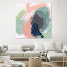 Circle Side I by June Vess on GIANT ART - pink abstract abstract