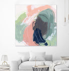 Circle Side I by June Vess on GIANT ART - pink abstract abstract