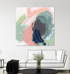 Circle Side I by June Vess on GIANT ART - pink abstract abstract