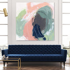 Circle Side I by June Vess on GIANT ART - pink abstract abstract