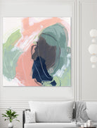 Circle Side I by June Vess on GIANT ART - pink abstract abstract