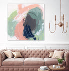Circle Side I by June Vess on GIANT ART - pink abstract abstract