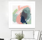 Circle Side I by June Vess on GIANT ART - pink abstract abstract