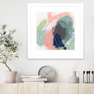 Circle Side I by June Vess on GIANT ART - pink abstract abstract