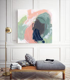 Circle Side I by June Vess on GIANT ART - pink abstract abstract