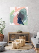 Circle Side I by June Vess on GIANT ART - pink abstract abstract