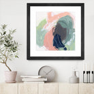 Circle Side I by June Vess on GIANT ART - pink abstract abstract