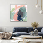 Circle Side I by June Vess on GIANT ART - pink abstract abstract