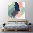 Circle Side II by June Vess on GIANT ART - pink abstract abstract