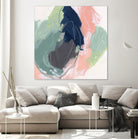 Circle Side II by June Vess on GIANT ART - pink abstract abstract