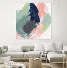 Circle Side II by June Vess on GIANT ART - pink abstract abstract