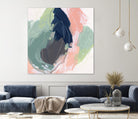 Circle Side II by June Vess on GIANT ART - pink abstract abstract