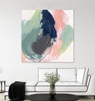 Circle Side II by June Vess on GIANT ART - pink abstract abstract