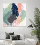 Circle Side II by June Vess on GIANT ART - pink abstract abstract