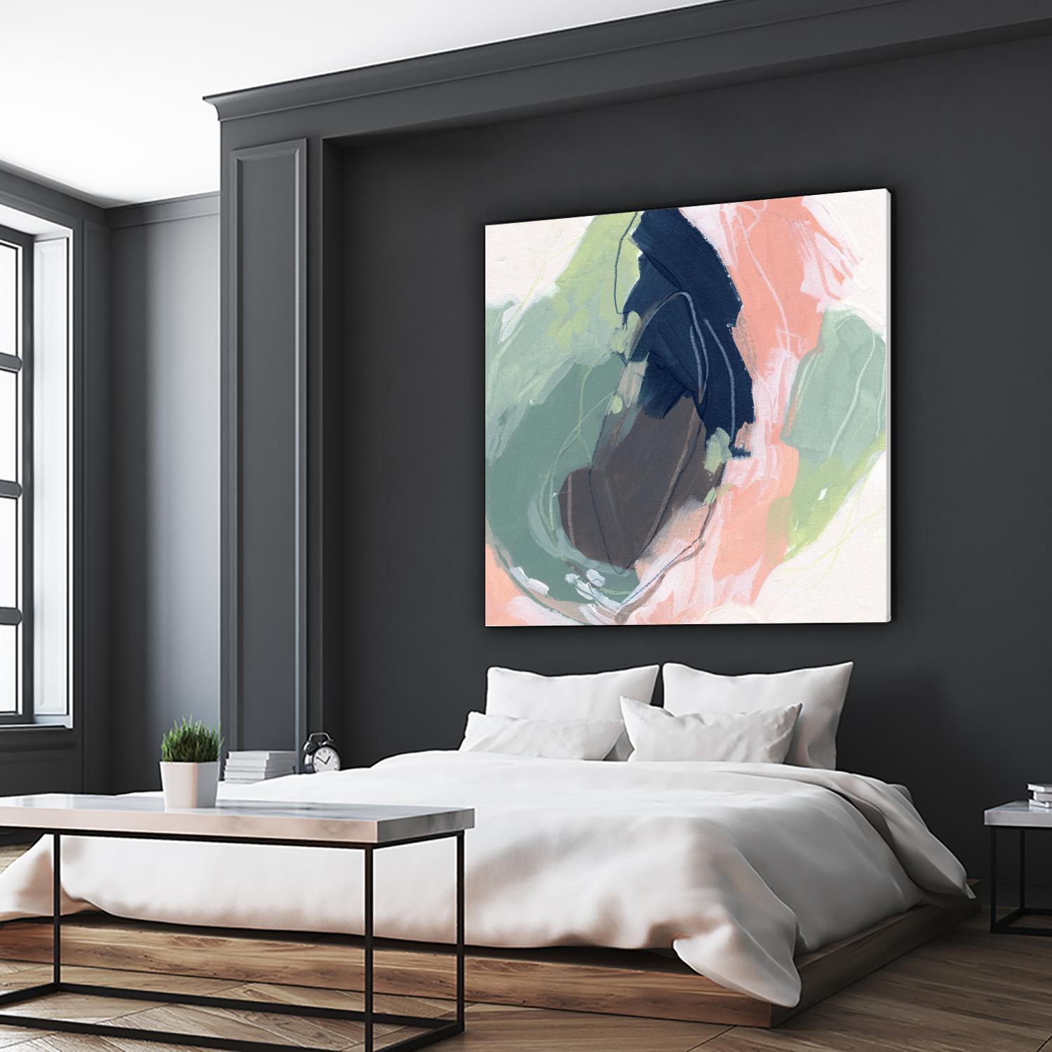 Circle Side II by June Vess on GIANT ART - pink abstract abstract