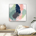 Circle Side II by June Vess on GIANT ART - pink abstract abstract