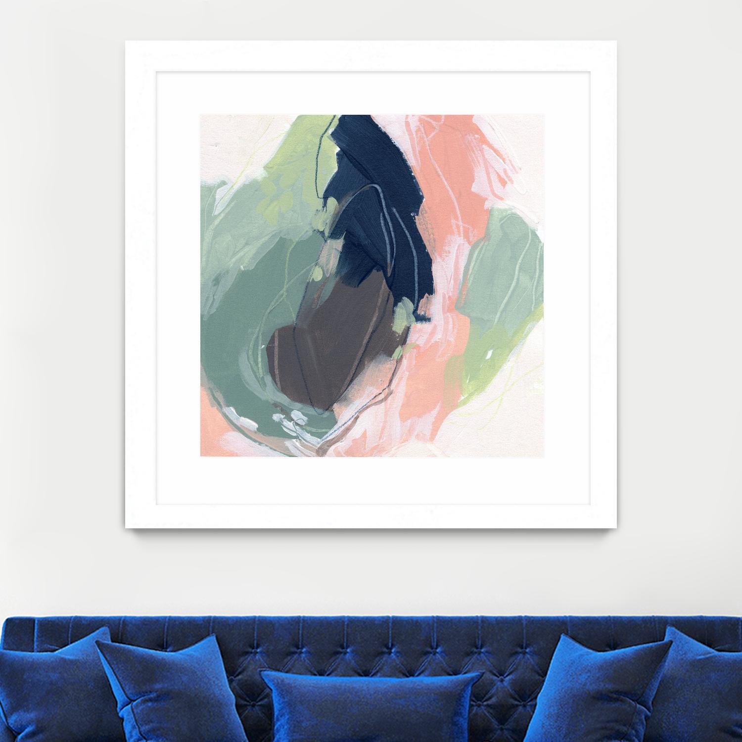 Circle Side II by June Vess on GIANT ART - pink abstract abstract