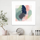 Circle Side II by June Vess on GIANT ART - pink abstract abstract