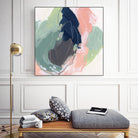 Circle Side II by June Vess on GIANT ART - pink abstract abstract