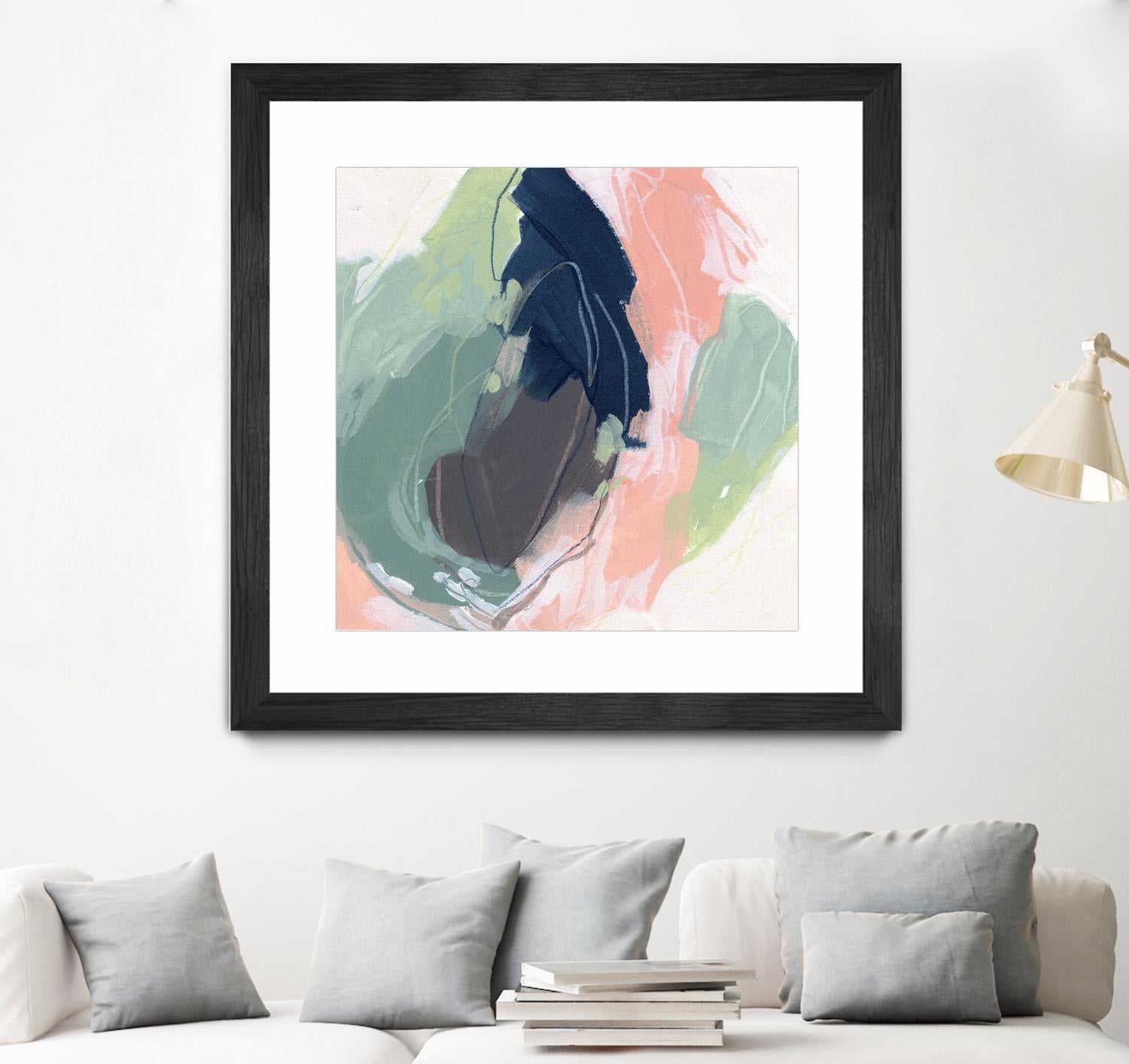 Circle Side II by June Vess on GIANT ART - pink abstract abstract