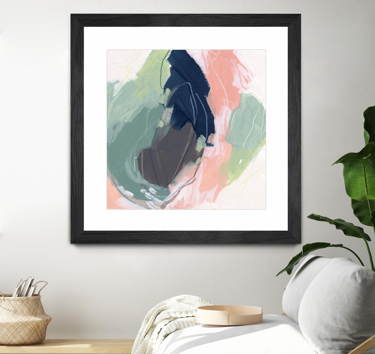 Circle Side II by June Vess on GIANT ART - pink abstract abstract