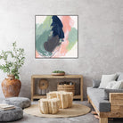 Circle Side II by June Vess on GIANT ART - pink abstract abstract