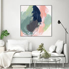 Circle Side II by June Vess on GIANT ART - pink abstract abstract