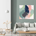 Circle Side II by June Vess on GIANT ART - pink abstract abstract