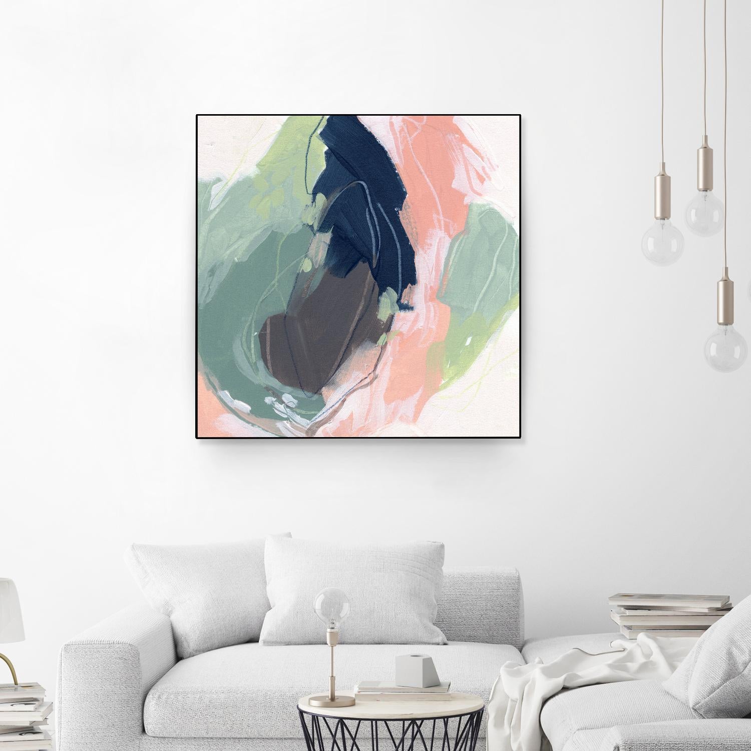 Circle Side II by June Vess on GIANT ART - pink abstract abstract