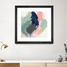 Circle Side II by June Vess on GIANT ART - pink abstract abstract