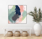 Circle Side II by June Vess on GIANT ART - pink abstract abstract