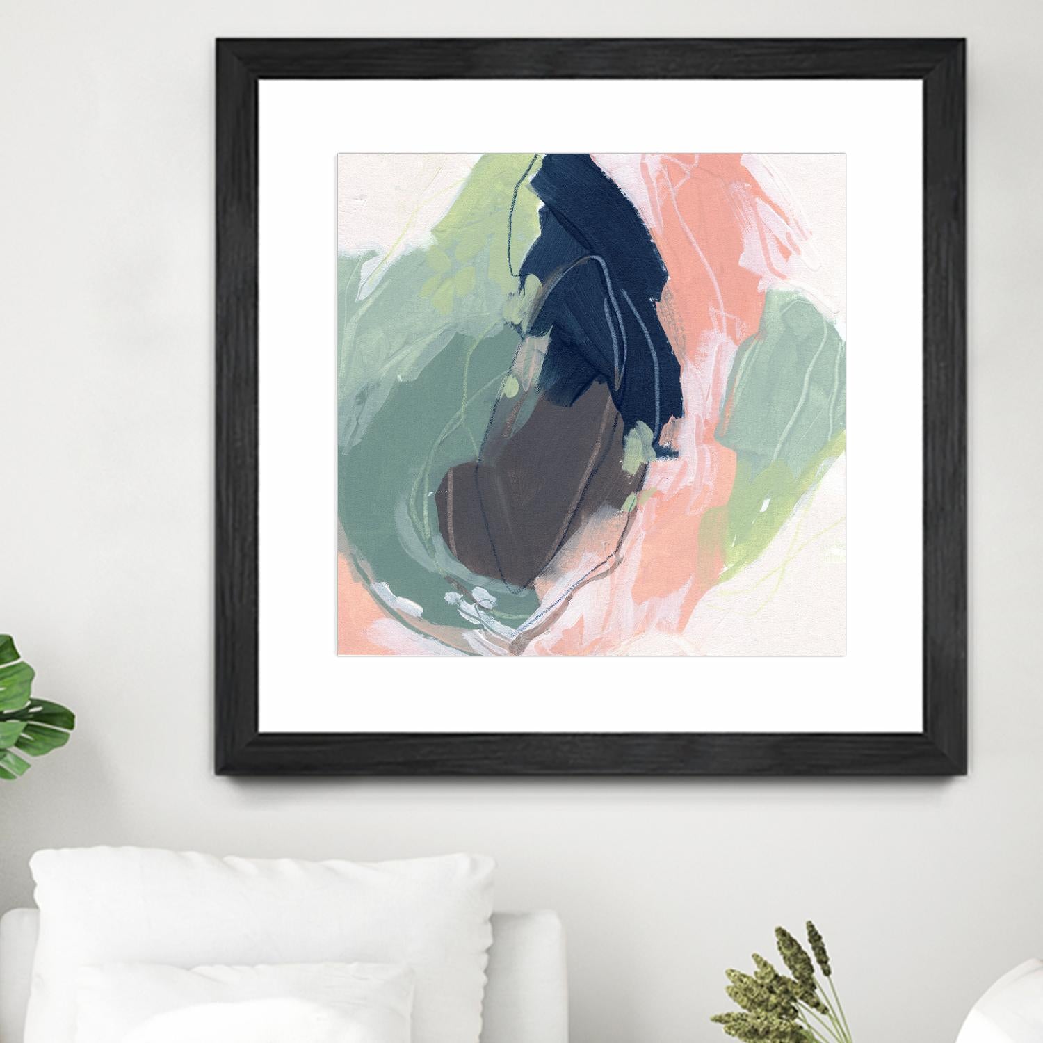 Circle Side II by June Vess on GIANT ART - pink abstract abstract