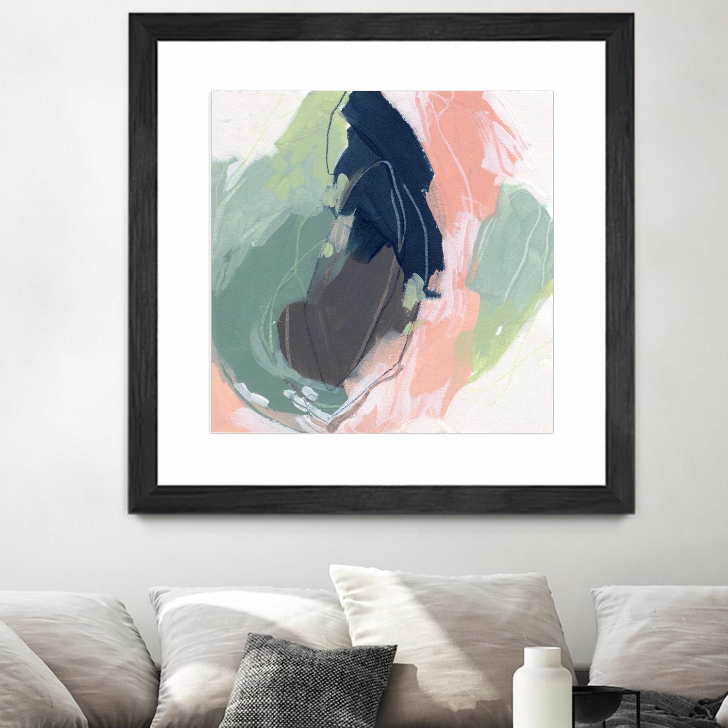 Circle Side II by June Vess on GIANT ART - pink abstract abstract