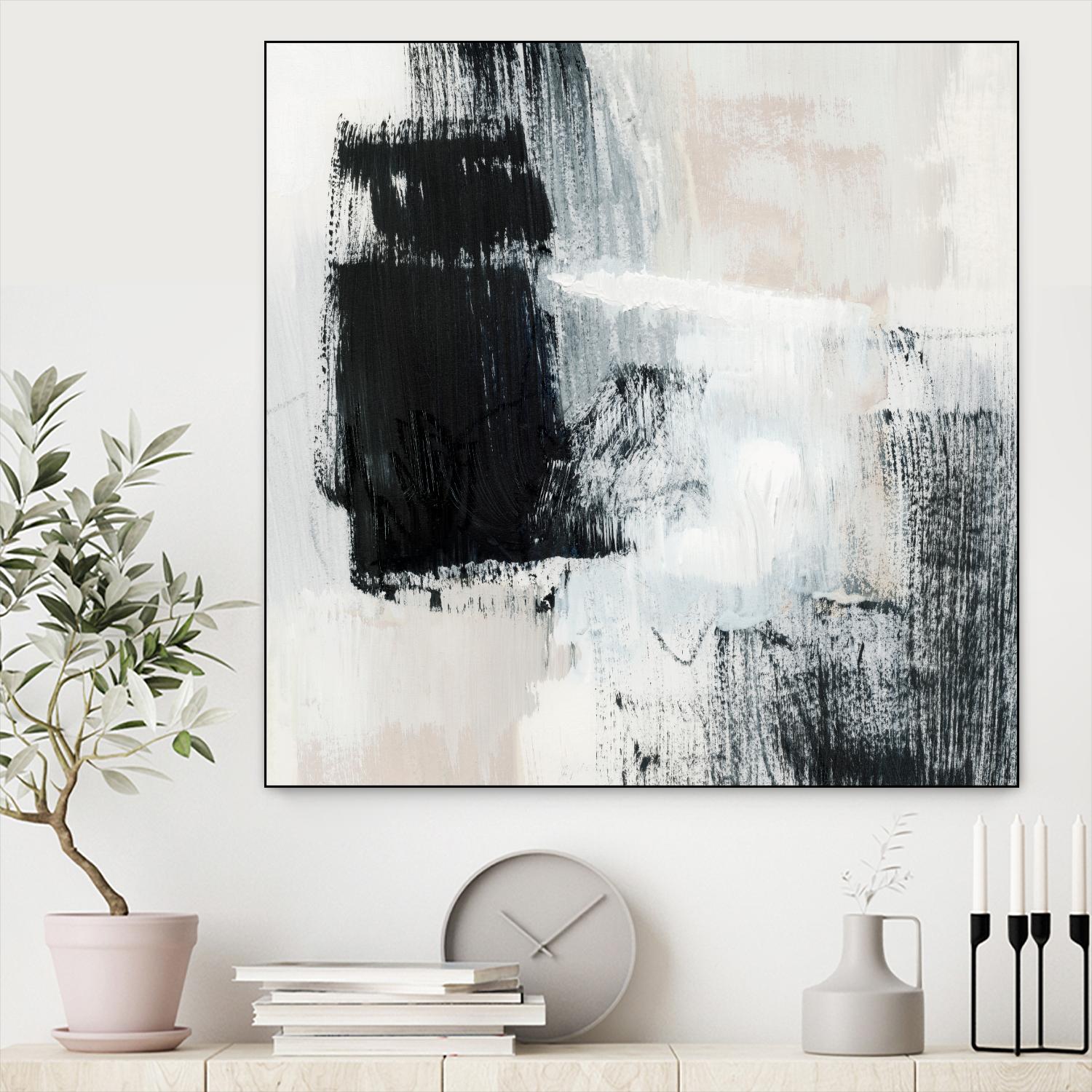 Fria I by Victoria Barnes on GIANT ART - beige abstract abstract