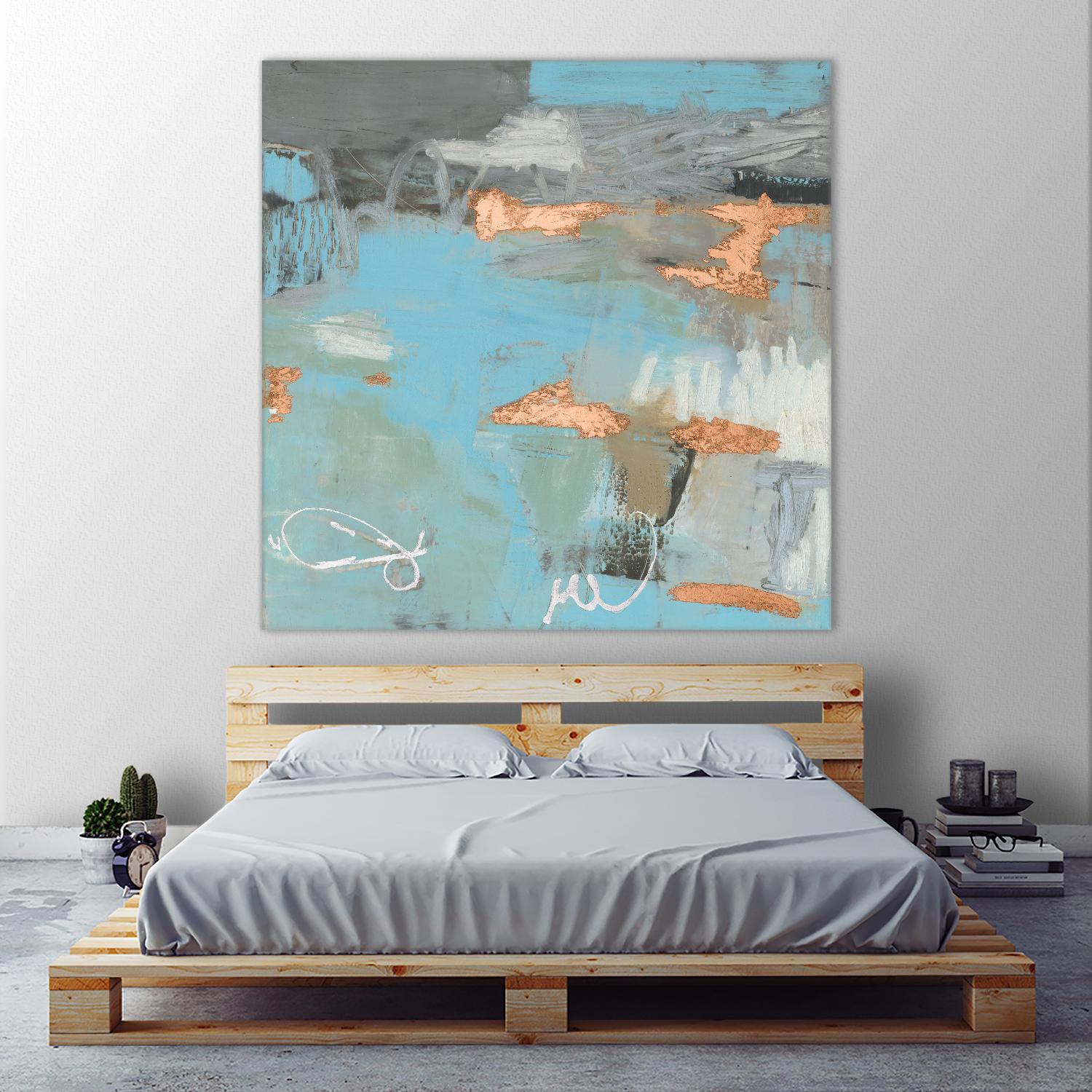 Thither III by Sue Jachimiec on GIANT ART - gold abstract abstract