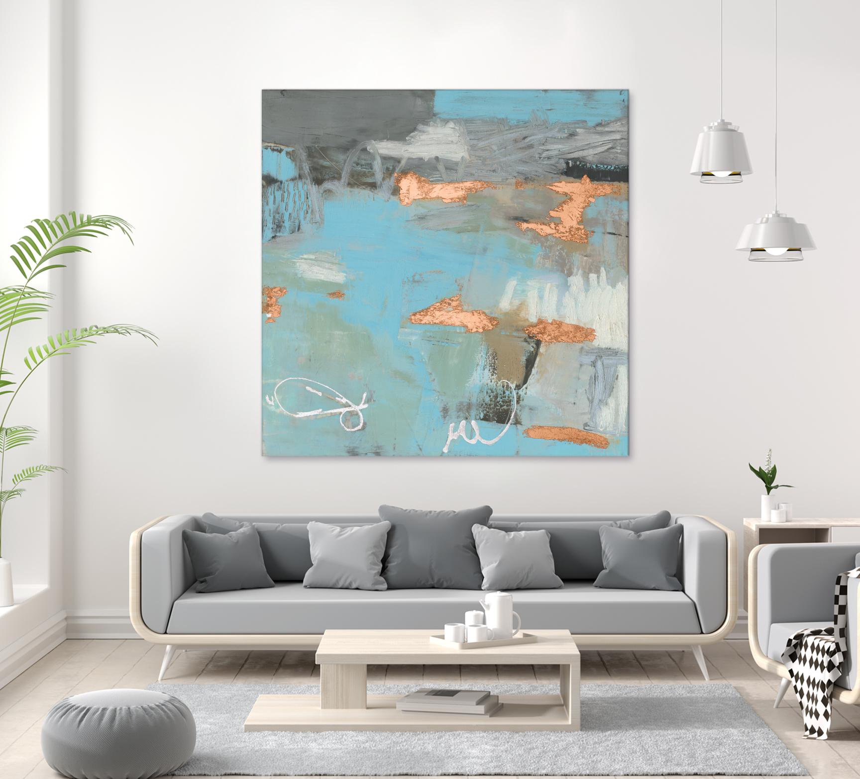 Thither III by Sue Jachimiec on GIANT ART - gold abstract abstract