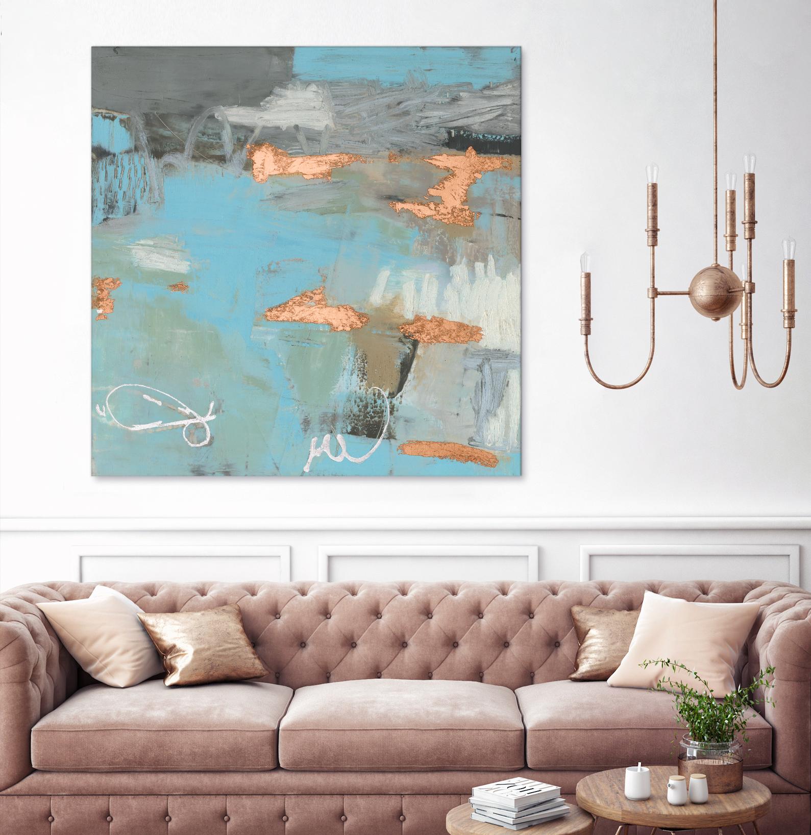 Thither III by Sue Jachimiec on GIANT ART - gold abstract abstract