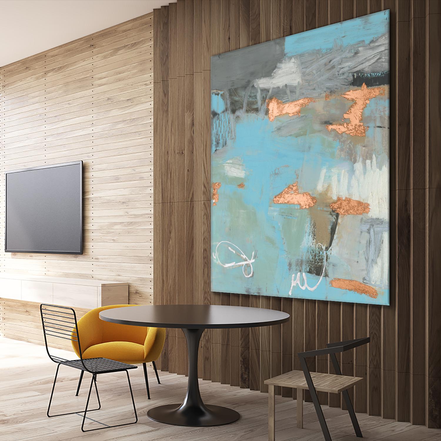 Thither III by Sue Jachimiec on GIANT ART - gold abstract abstract