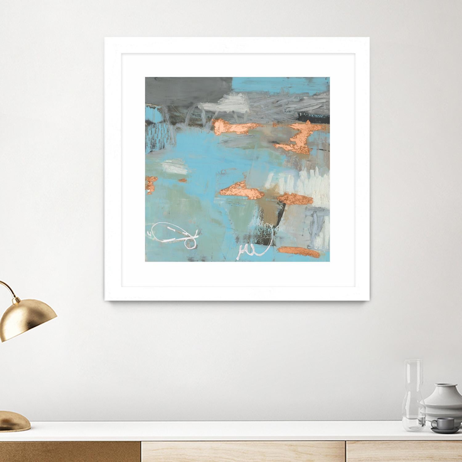 Thither III by Sue Jachimiec on GIANT ART - gold abstract abstract