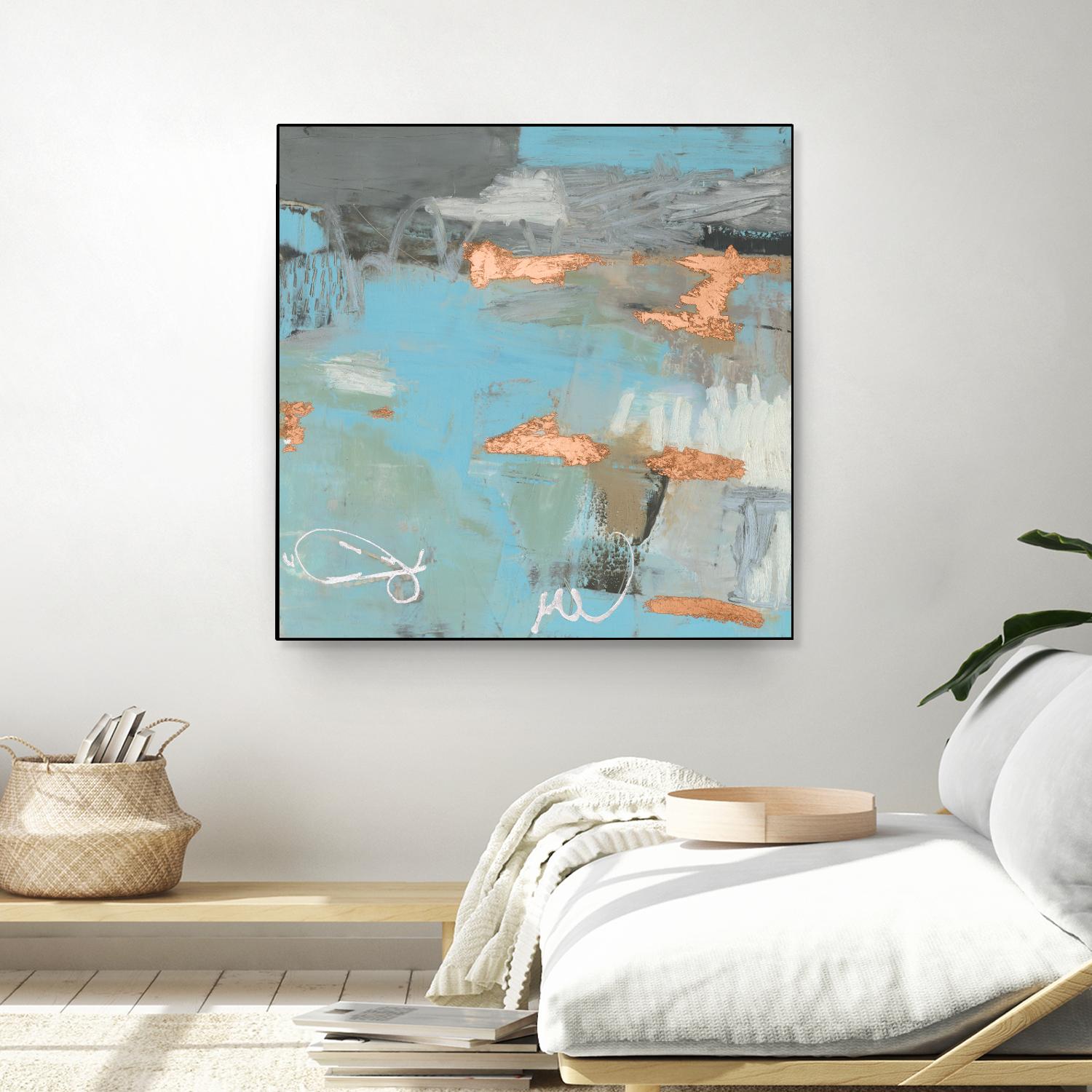 Thither III by Sue Jachimiec on GIANT ART - gold abstract abstract