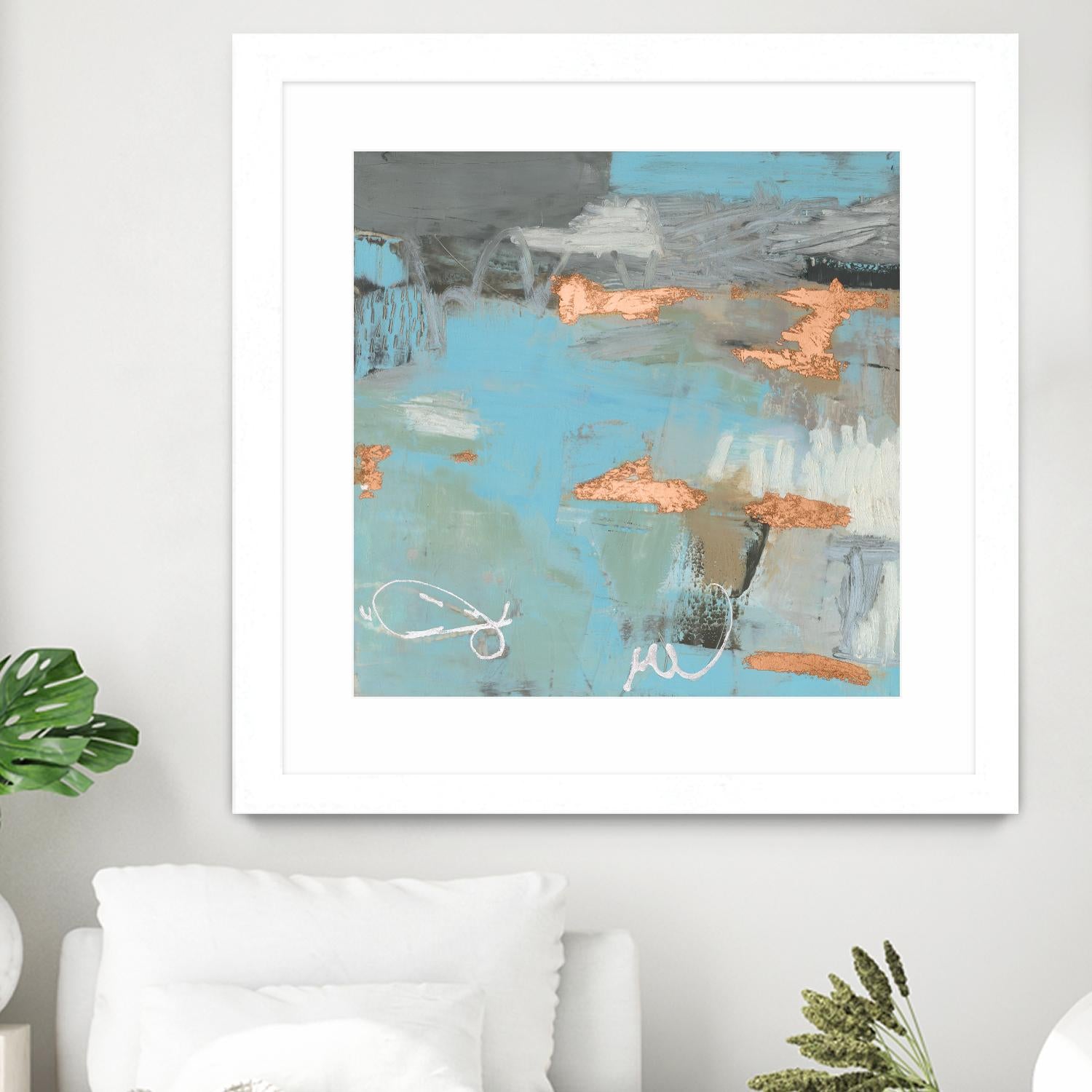 Thither III by Sue Jachimiec on GIANT ART - gold abstract abstract