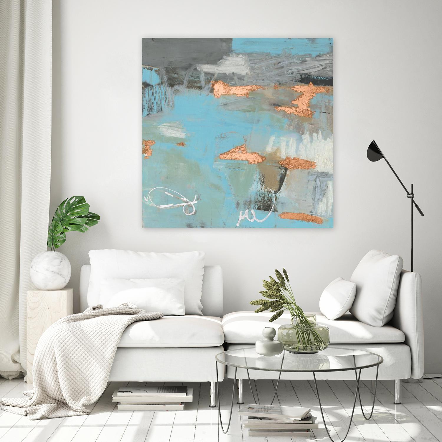 Thither III by Sue Jachimiec on GIANT ART - gold abstract abstract