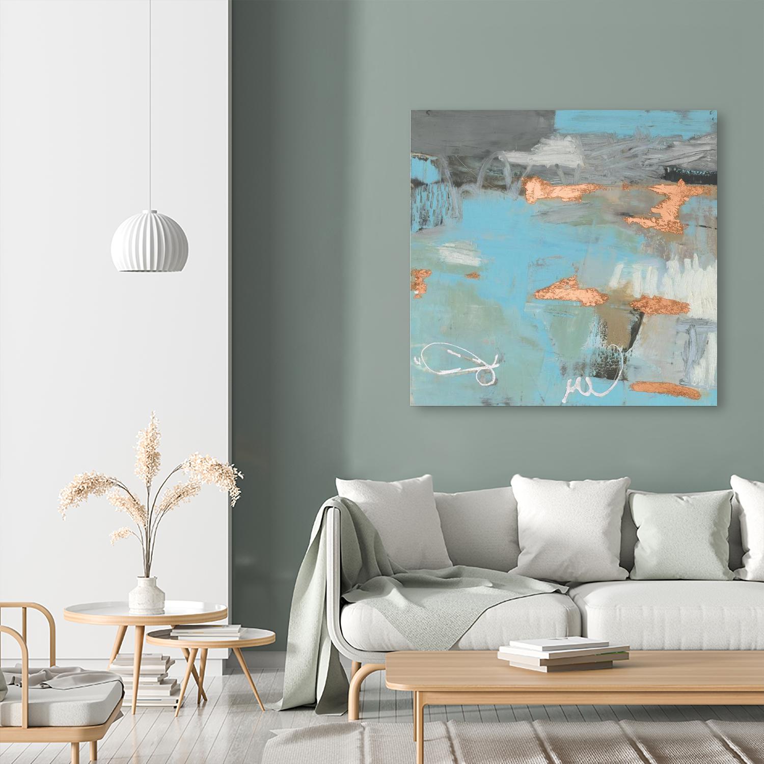 Thither III by Sue Jachimiec on GIANT ART - gold abstract abstract