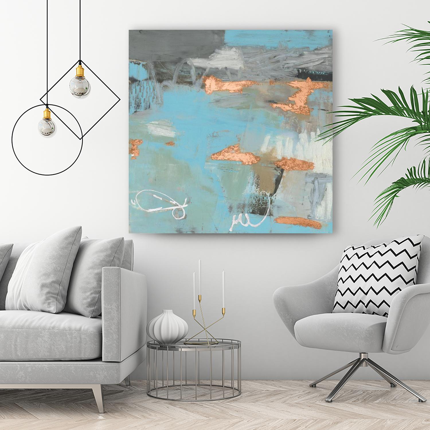 Thither III by Sue Jachimiec on GIANT ART - gold abstract abstract